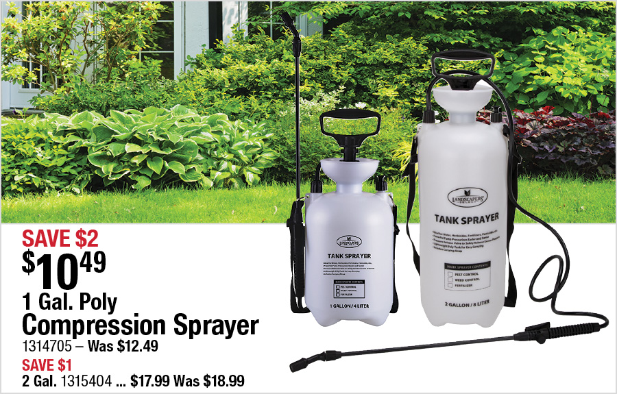1 Gal. Poly Compression Sprayer